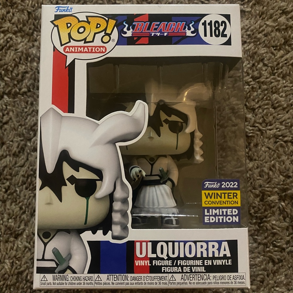 Funko Pop Bleach Ulquiorra #1182 Winter Convention 2022 New